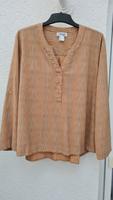 Bluse Tunika Collection L Größe 48 cognac 1/1 Arm 100% Viskose Hessen - Büdingen Vorschau
