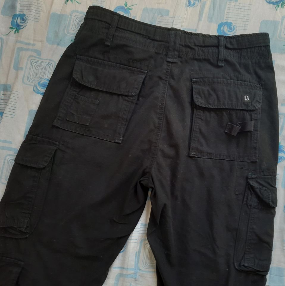 Brandit Pure Vintage Herren Cargo Hose Gr. M schwarz in Berlin