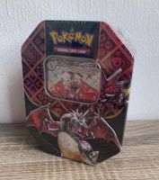 Pokémon-Sammelkartenspiel: Tin-Box Karmesin & Purpur(Italienisch) Niedersachsen - Sögel Vorschau