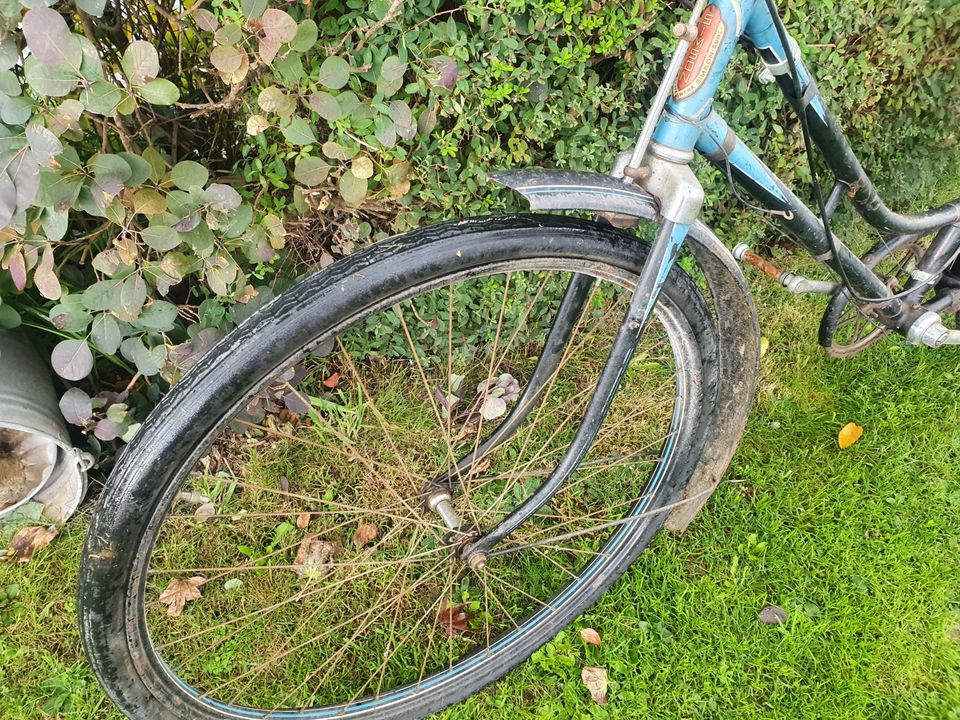 Simson Fahrrad Zweirad Ostrad Ost Rad DEKO Garage Keller DDR in Schlema