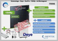 ✩Solaranlage Deye 15KW✩SunPro Glas Glas✩Fullblack✩Ziegeldach Hessen - Spangenberg Vorschau