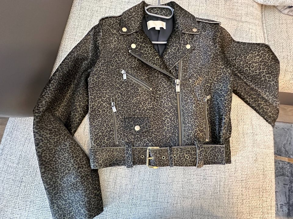 Jacke aus Kalbshaar mit Leopardenmuster, Michael Kors in Unna