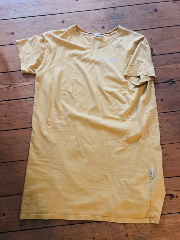Salzwasser T-Shirtkleid Kleid in gelb Gr. L Bio Baumwolle in Gießen