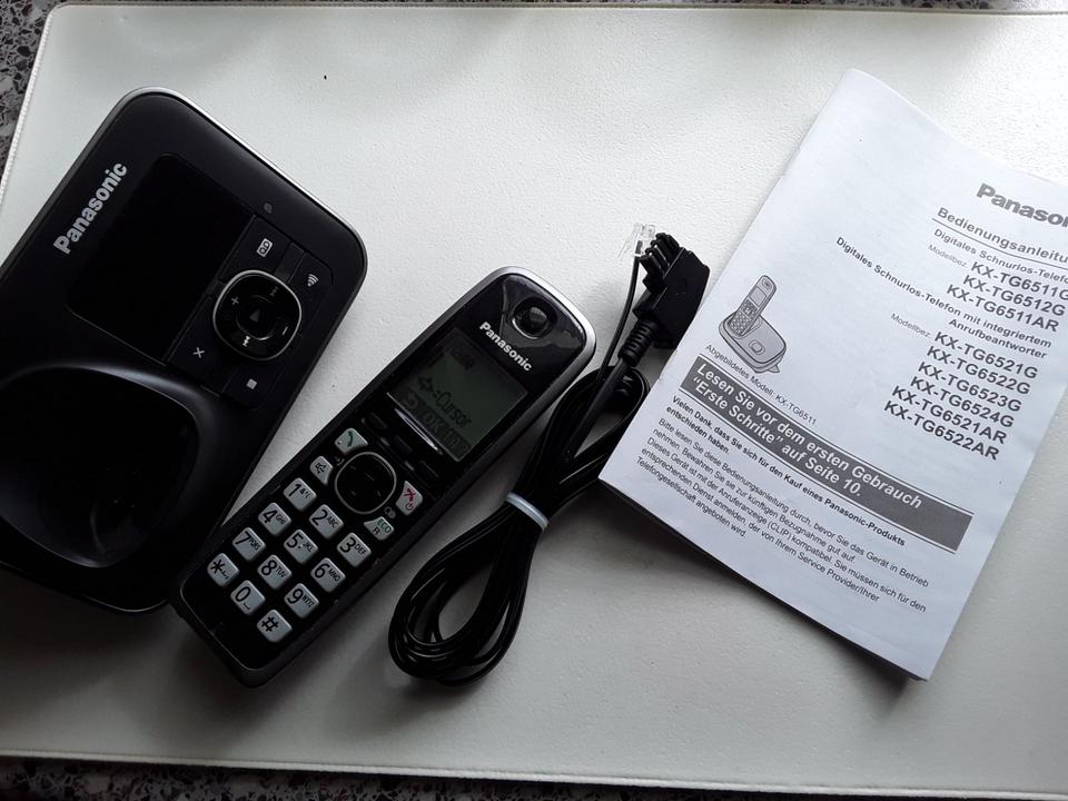 Festnetz-Telefon Panasonic KX-TG6521 mit AB, ohne Netzteil. in Berlin
