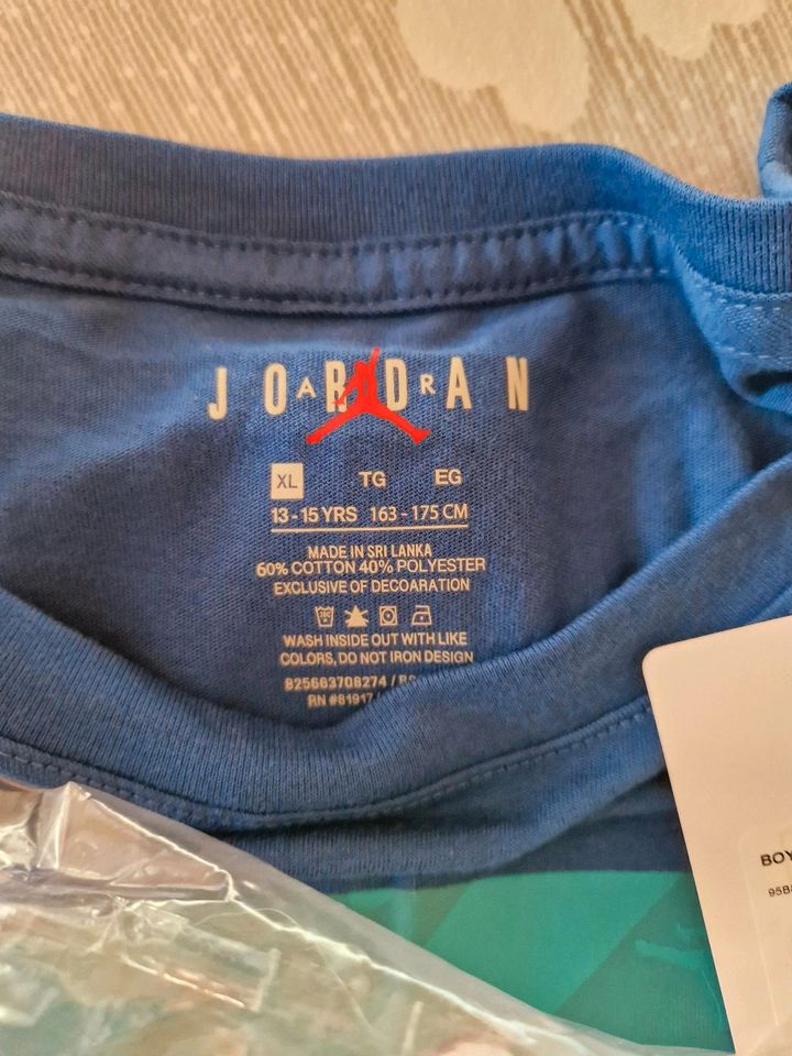 Jordan - NEU-Shirt - Baumwolle -  158/170 cm - 13/15 Jahre in Mühlacker