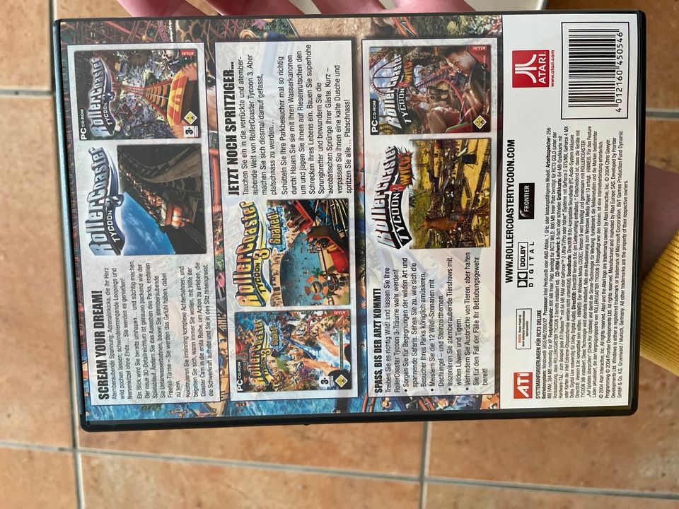PC Spiel Roller Coaster Tycoon 3er Spiele Set in Walpernhain