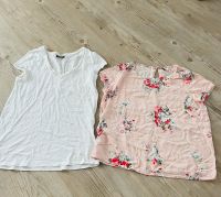 Zwei Shirts Größe M 38, only c&a weiß rosa Bayern - Herzogenaurach Vorschau