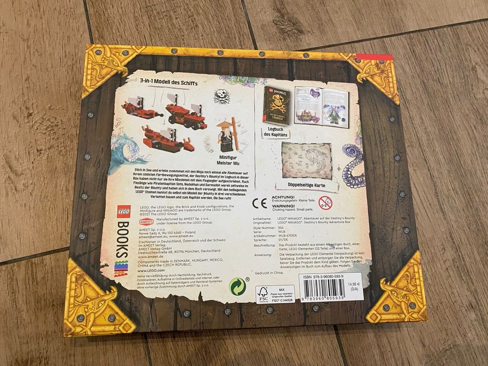 Lego Ninjago Box mit Buch Abenteuer auf der Destiny‘s Bounty in Grevenbroich
