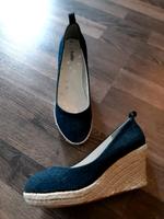 Schuhe Keilabsatz Jeansoptik 50er Jahre Rockabilly Bayern - Bad Windsheim Vorschau