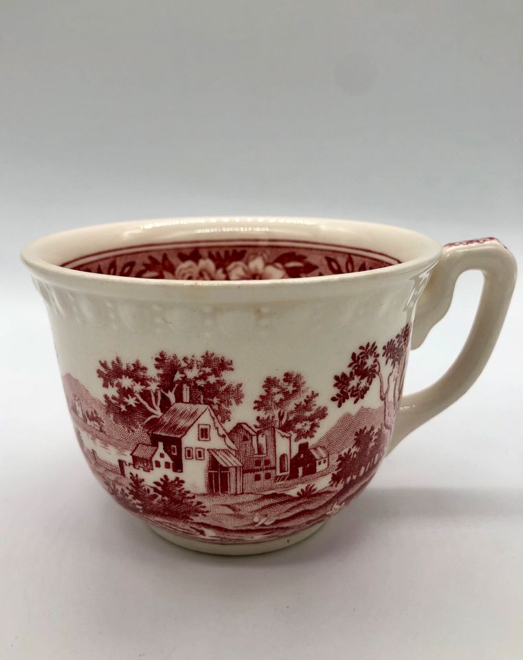 Kaffeetasse Rot England Keramik Villeroy Boch Rusticana Teetasse in Wiesbaden