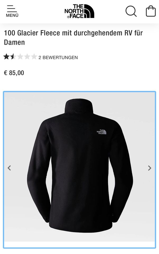 The North Face Damen Fleece Pullover Schwarz/XL NP85€ Neu&Etikett in Frankfurt am Main