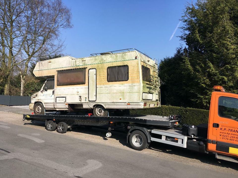 Wohnwagen Wohnmobil Langer Radstand Lang Abschleppservice Köln in Köln