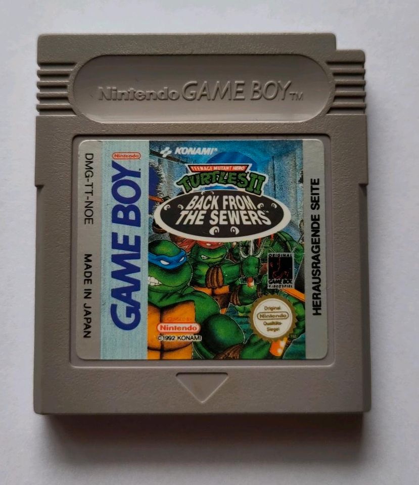 Gameboy Teenage Mutant Hero Turtles II Back from the Sewers in Usingen