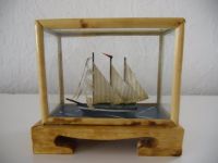 Segelschiff Schaukasten Holzbox Glasvitrine Schiff Holz Vintage Hessen - Wildeck Vorschau