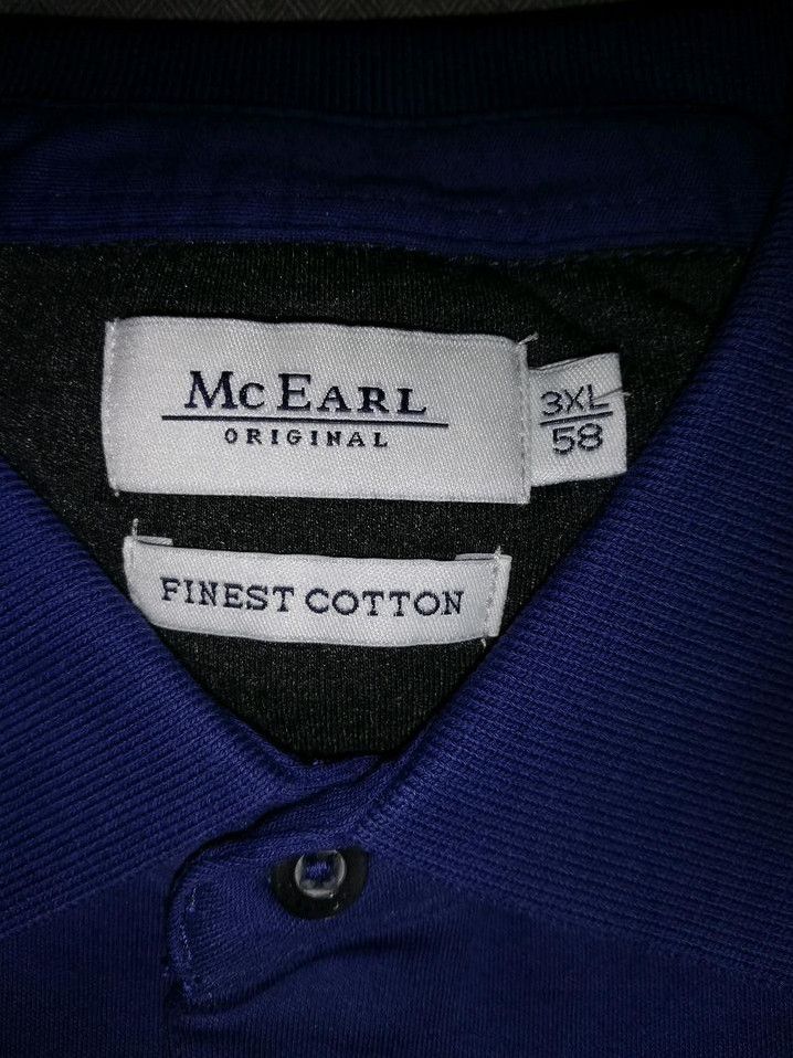 McEarl Langarm-Polo, blau, neu, XXXL in Telgte