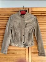 GIPSY Lederjacke Damen Vintage grau Biker Leather München - Ramersdorf-Perlach Vorschau