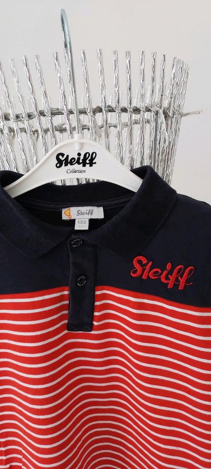 Steiff ❤️ Shirt T-Shirt poloshirt gr 122 neuwertig in Sehnde