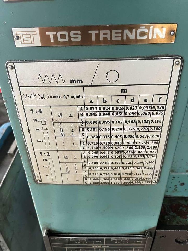 Drehbank, Drehmaschine TOS SUI40/2000 in Norderstedt