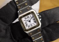 CARTIER Santos Lady 24 mm 0902 Automatique Automatik Stahl-Gold Kr. München - Gerblinghausen Vorschau