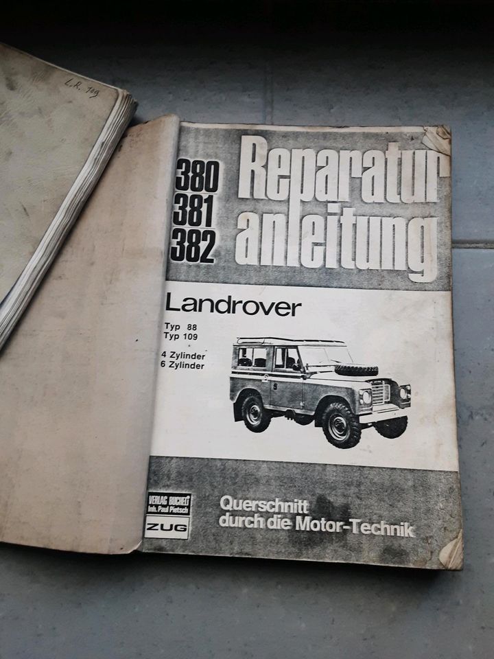 Land Rover Typ 88 Typ 109 reparatur anleitung und gebr. anleitung in Gangelt