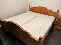 Doppelbett im bayerischen Stil mit Lattenrosten und Matratzen Hessen - Walluf Vorschau