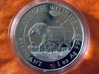 1 oz 9999er Silber African Wildlife Somalia Elephant 2022 Nordrhein-Westfalen - Alsdorf Vorschau
