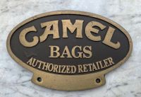 CAMEL Bags Authorized Retailer - Reklameschild Messing Kiel - Hasseldieksdamm Vorschau