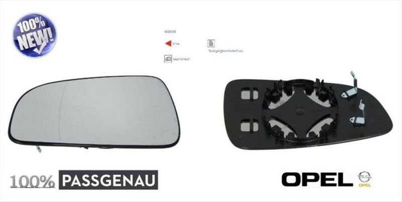 Spiegelglas links asphärisch für Opel Astra H A04 GTC Caravan /Kombi L70