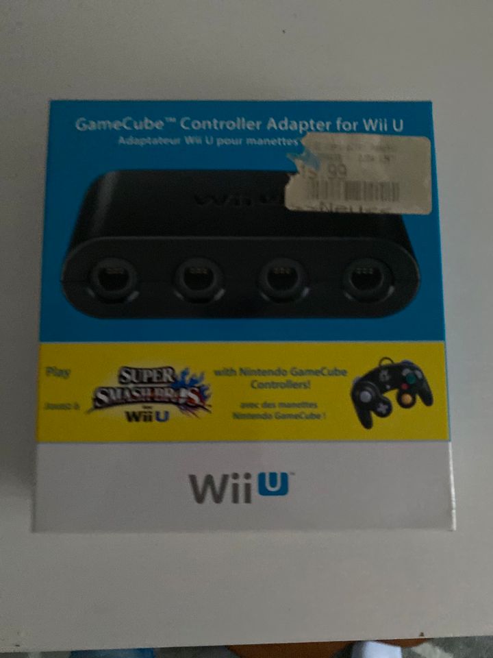 GameCube Controller Wii U Adapter Smash Bros Neu in Bergheim