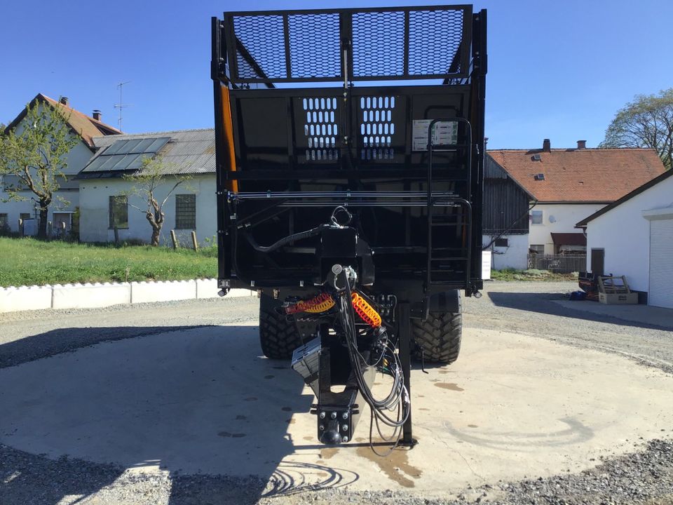 Kobzarenko TZP 24t 45m³ Deichselfederung Lenkachse Abschiebewagen in Tiefenbach Oberpf