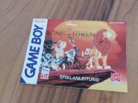 Spielanleitung Gameboy Pocket Spiel "König der Löwen" Sachsen-Anhalt - Salzmünde Vorschau