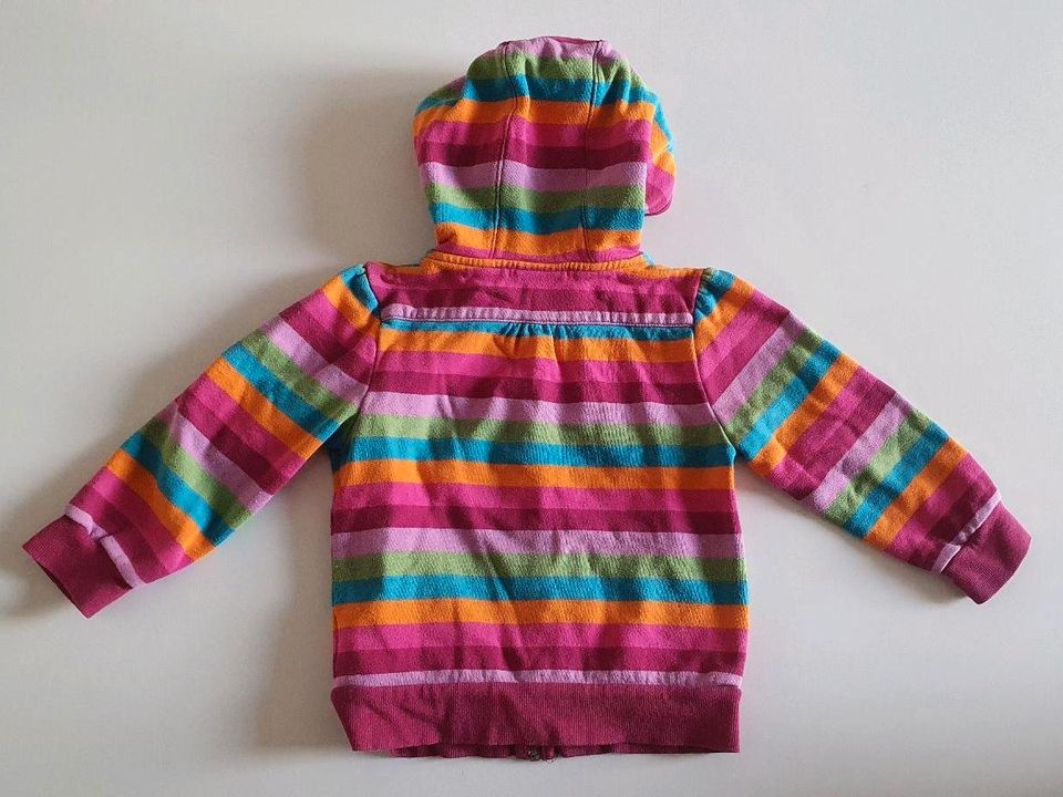 Bunte Kapuzenjacke Hoodie Regenbogen von Topolino ☆ 116 110 in Berlin