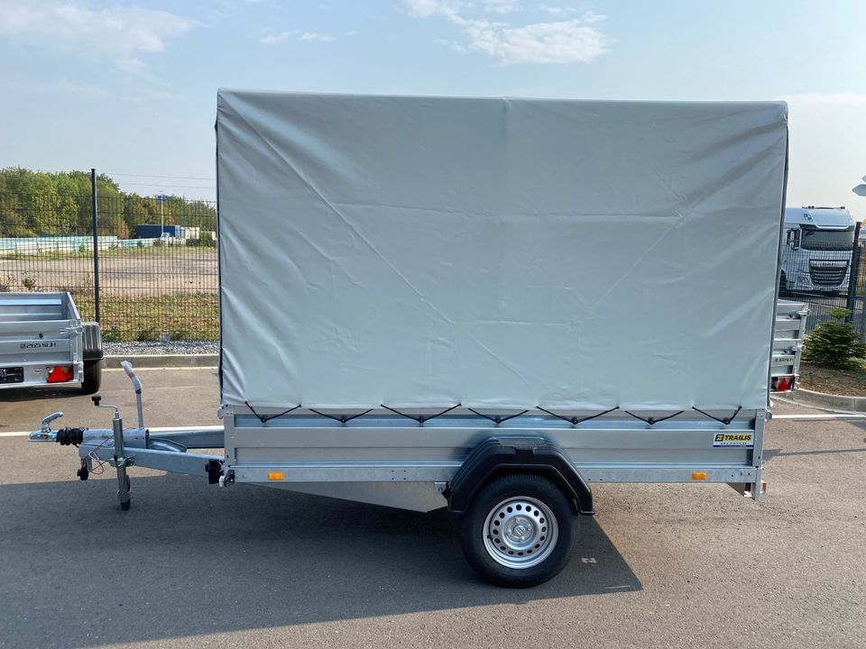 Trailis 1.300 kg gebremst Kasten 265x132 cm Trailer NEU 100km/h in Weilerswist