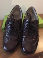 Waldläufer Schnürschuh Lackleder in der Farbe Bordeaux, Gr. 4 1/2 Bayern - Augsburg Vorschau