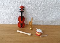 Wichtel Instrument, Miniatur, Gitarre, Flöte, Trommel Brandenburg - Plessa Vorschau