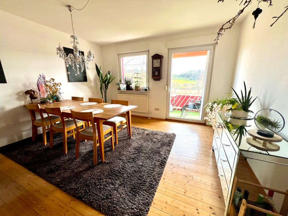 Roigheim - gepflegte 3-Zimmer Wohnung mit Balkon, Terrasse und Garage in Roigheim