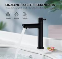 Schwarz Kaltwasser Standventil Armatur Bad Wasserhahn Waschtisch Hessen - Bebra Vorschau