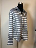 H&M Bluse Hemd Gr.42 blau weiß Baumwolle Nordrhein-Westfalen - Wiehl Vorschau