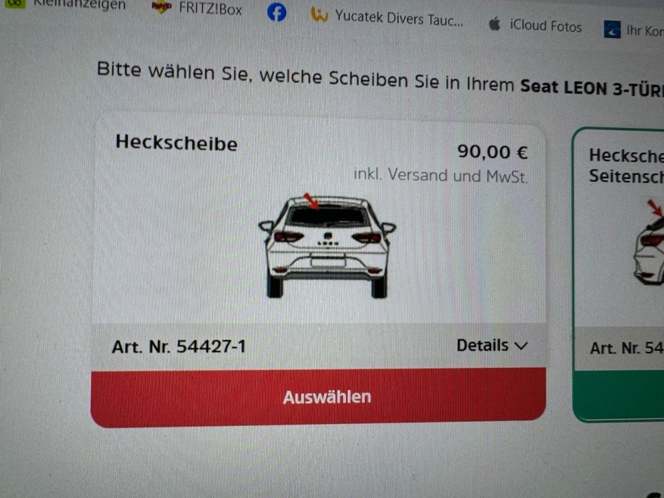 Passgenauer Sonnenschutz für Seat LEON CUPRA - Solarplexius