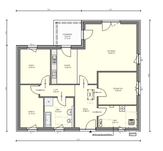 Winkelbungalow 120 m² - schlüsselfertig inkl. PV-Anlage - Heinz von Heiden GmbH Massivhäuser in Senftenberg