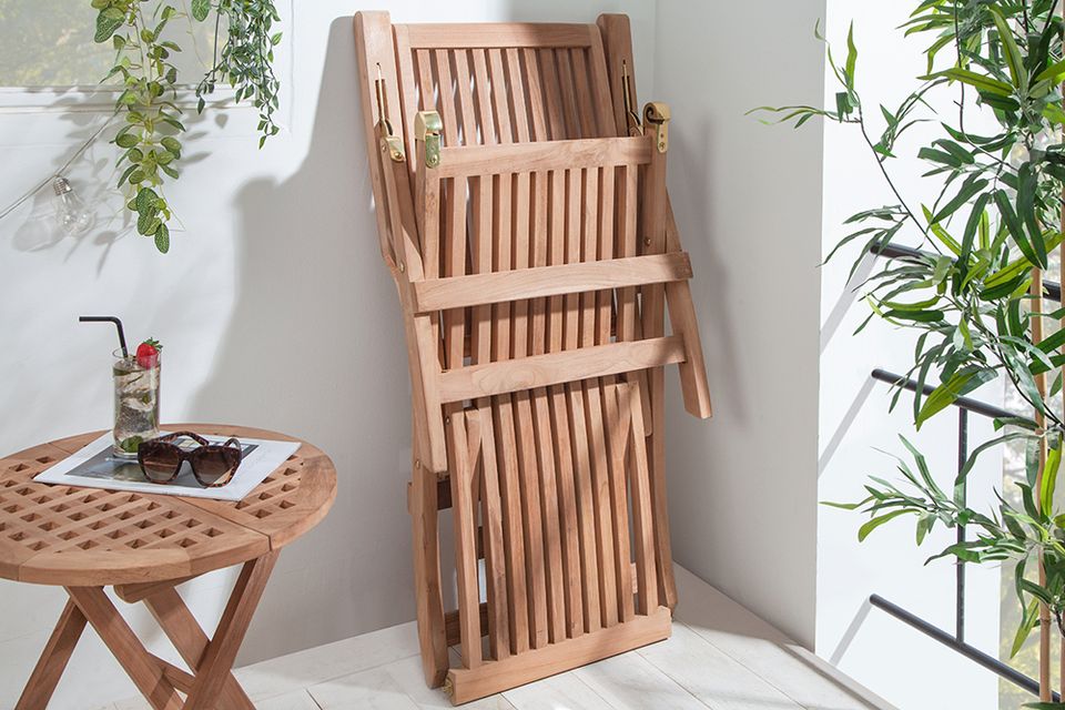 ⚡!Aktionspreis!⚡ Verstellbare Gartenliege EMPIRE TEAK 170cm Teakholz Deckchair Gartenstuhl Gartenmöbel Riess-Ambiente in Hamburg