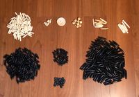 420 Indianer Hornpipes Bonepipes Hornröhrchen Boneperlen Beads Baden-Württemberg - Ettenheim Vorschau