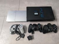 Playstation 2 in schwarz und Silber slim mit 3 Controller Nordrhein-Westfalen - Hamm Vorschau