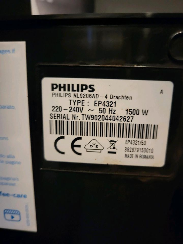 Philips Kaffeevollautomat Kaffeemaschine  ep 4321/50 in Göttingen