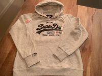 hellgrauer Pullover mit Kapuze Superdry Gr. XL Top!! Dresden - Laubegast Vorschau