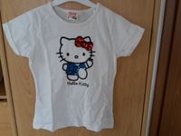 weißes Hello Kitty T-Shirt in Gr. 128/134 Sachsen - Limbach-Oberfrohna Vorschau