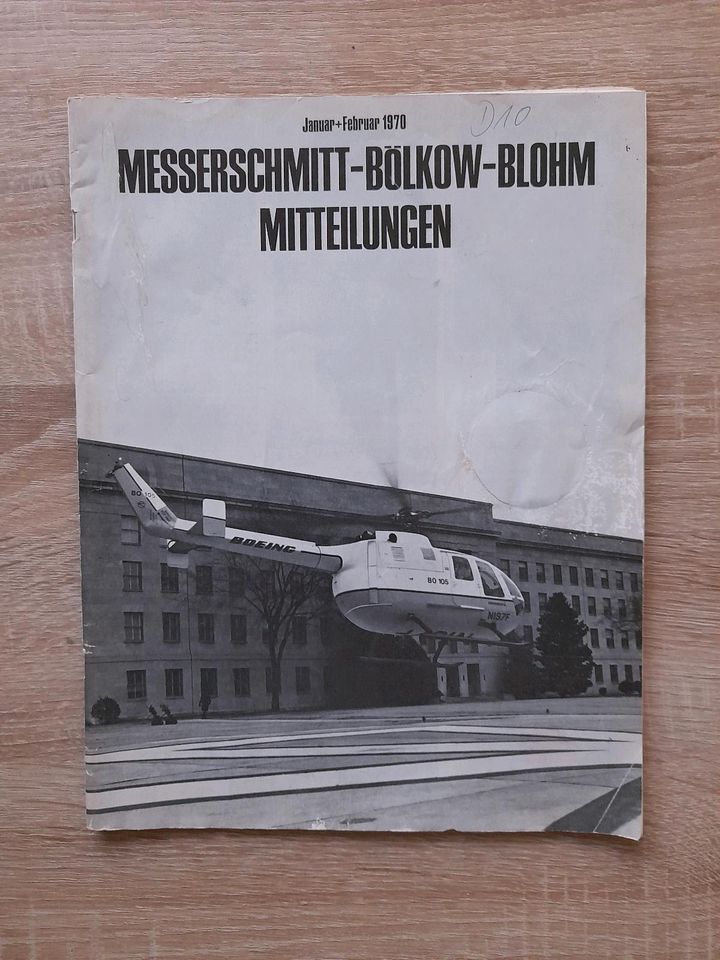 Rarität! Messerschmitt-Bölkow-Blohm - Mitteilungen 60er-Jahre in Markt Schwaben