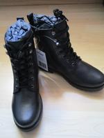 Stiefeletten, schwarz, Leder, zum Schnüren, Gr. 37, NEU! Niedersachsen - Ebstorf Vorschau