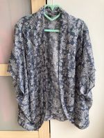 Luftig Sommer Street One Blusenjacke Cardigan 36 S blau weiß Bayern - Augsburg Vorschau