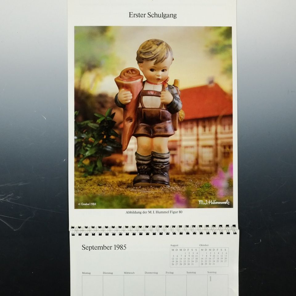 Alter Goebel Hummel Kalender 1985 Titelfigur "Der Gelehrte" 415 in Engelsbrand